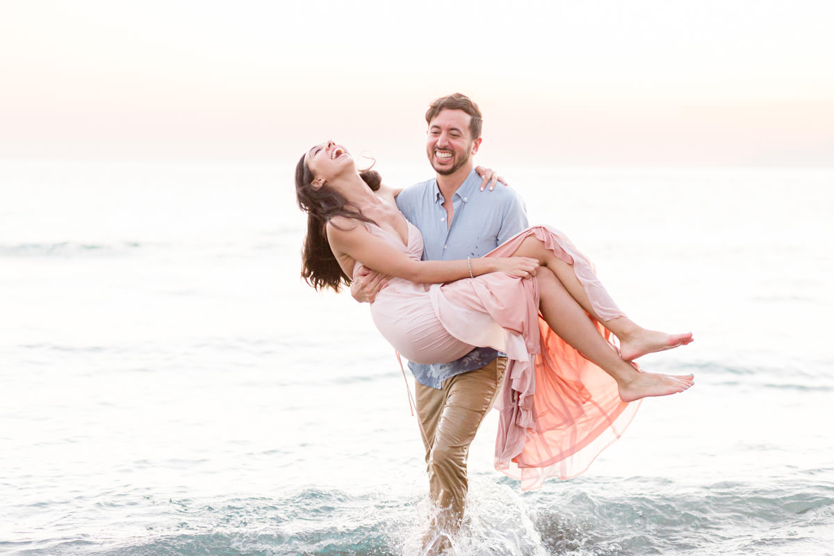 couple having fun during a photo session