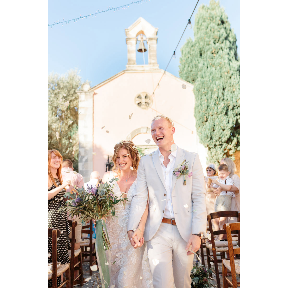 newlyweds in Agreco farms