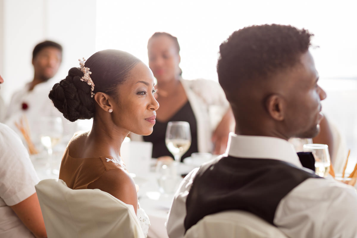 beautiful dark skin bride