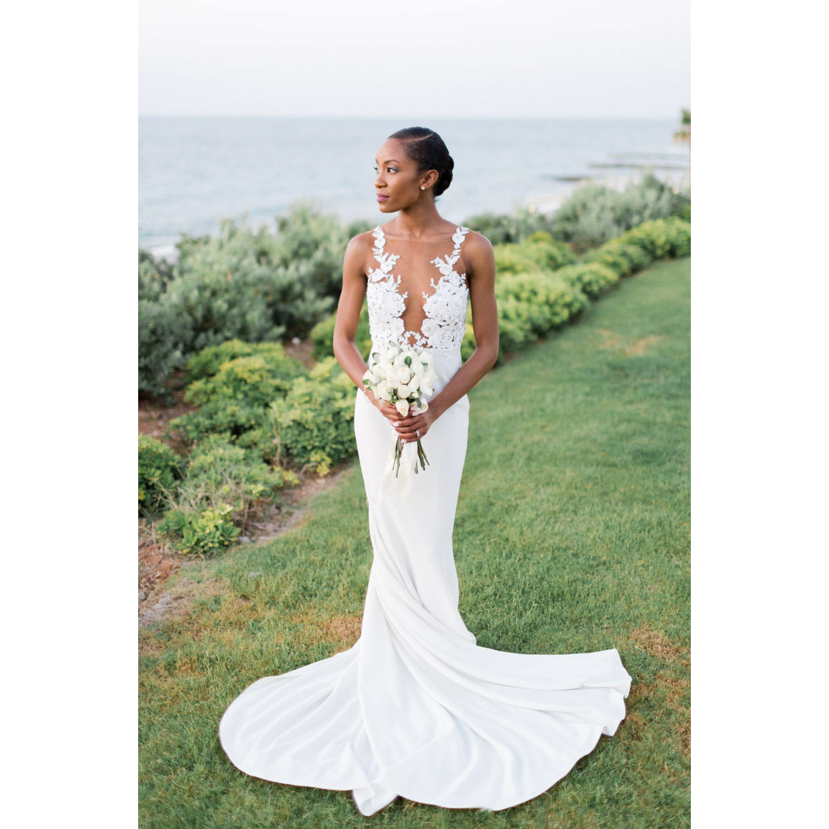 bridal portrait in Grecotel White Palace