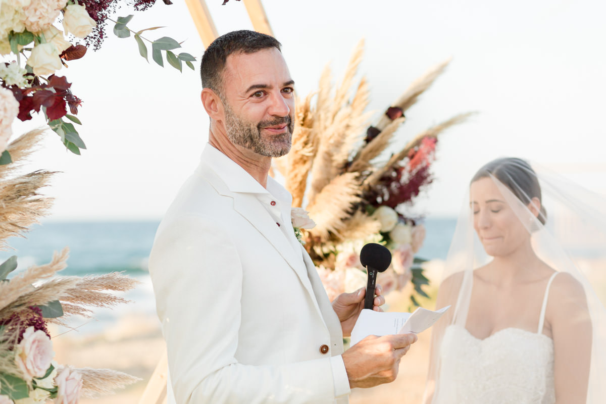 moving moments during the wedding ceremony