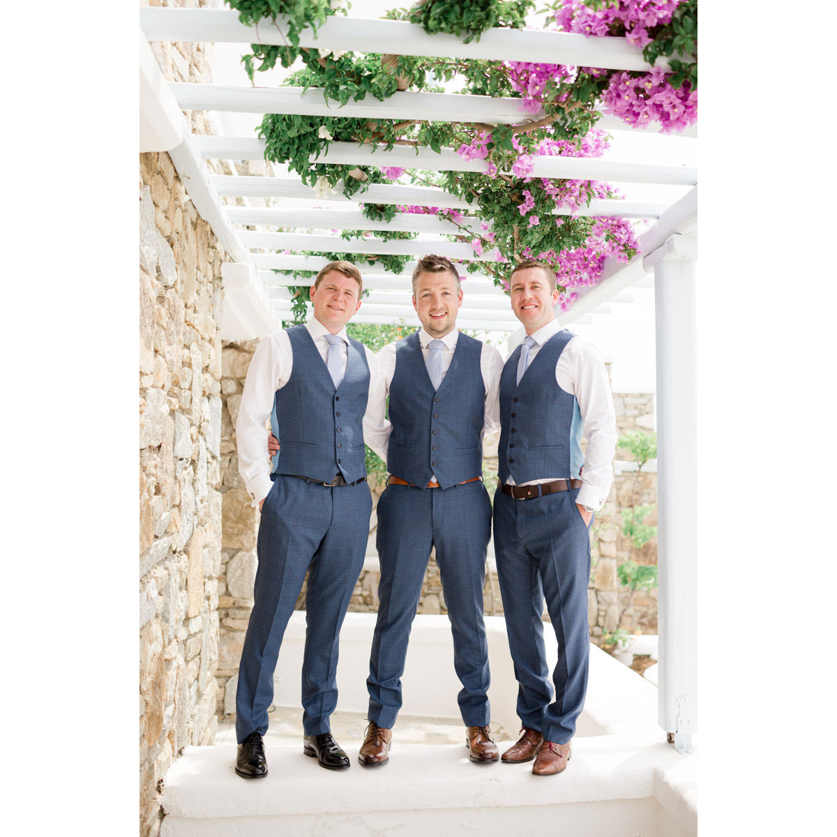 groom with his friends