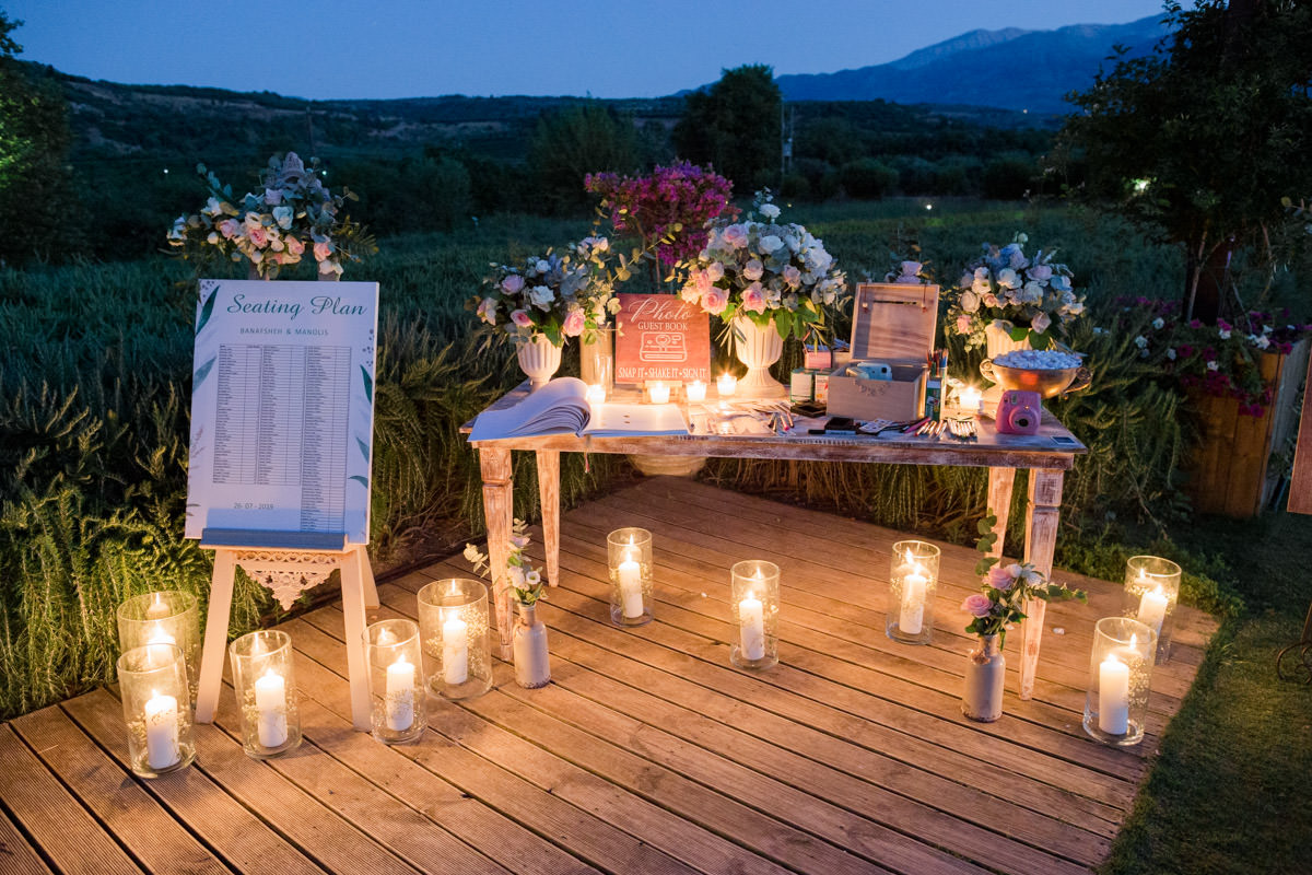 wedding table decoration