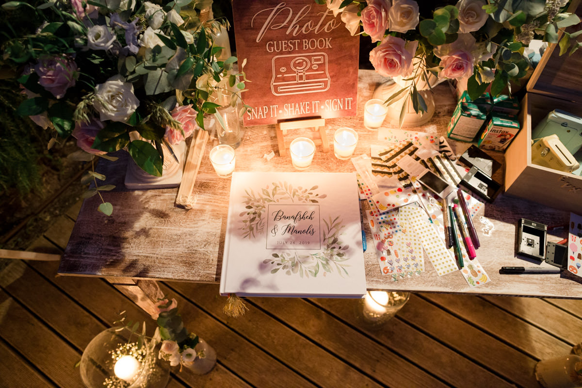 wedding table decoration details