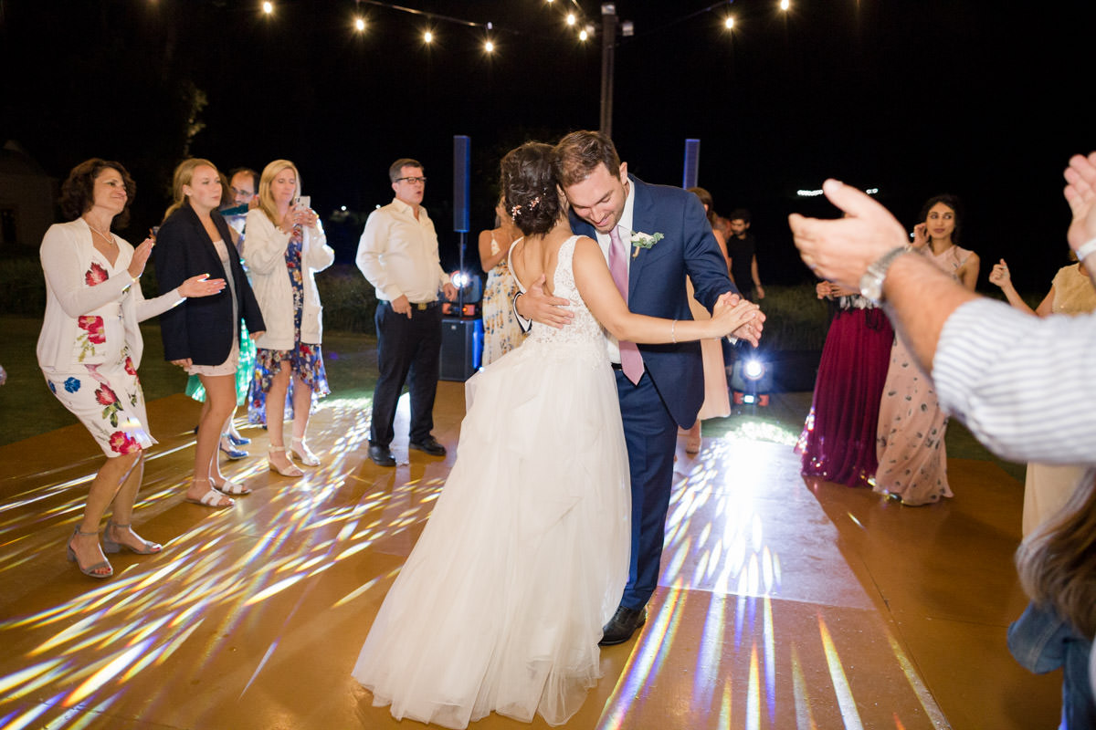 first dance of the newly weds