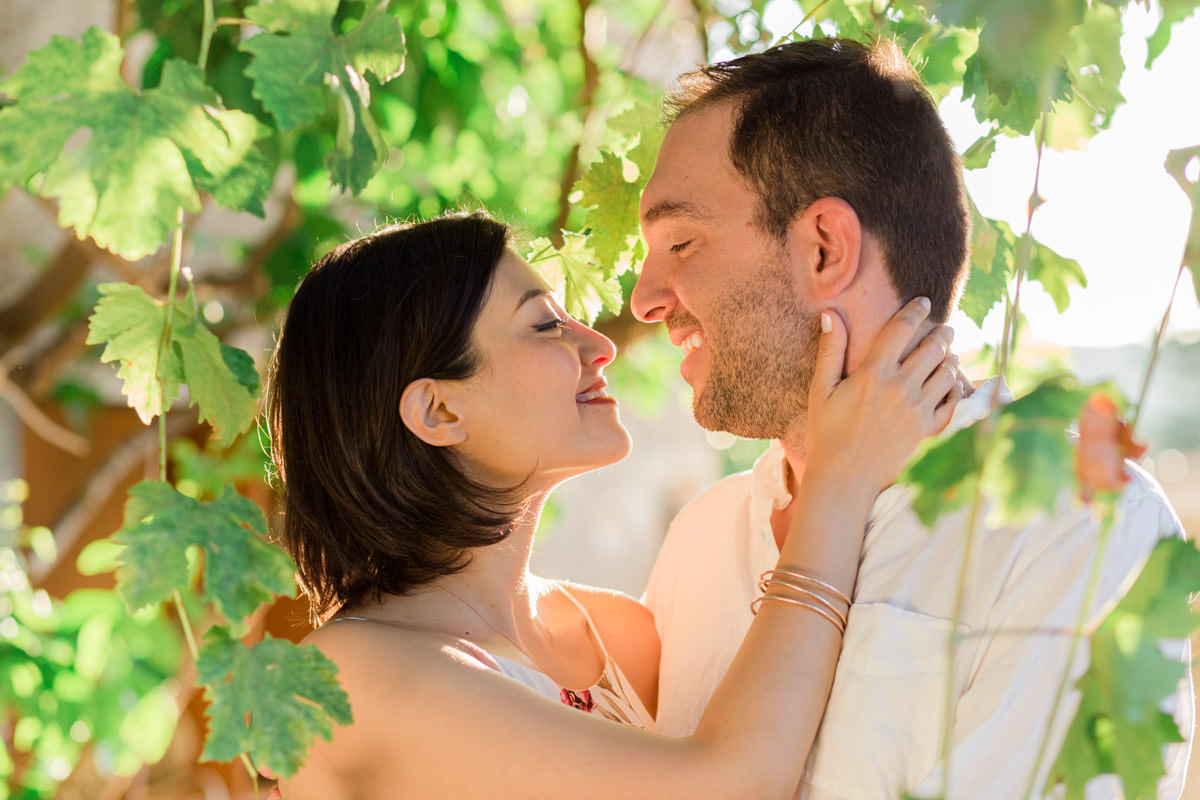 colourful wedding portrait