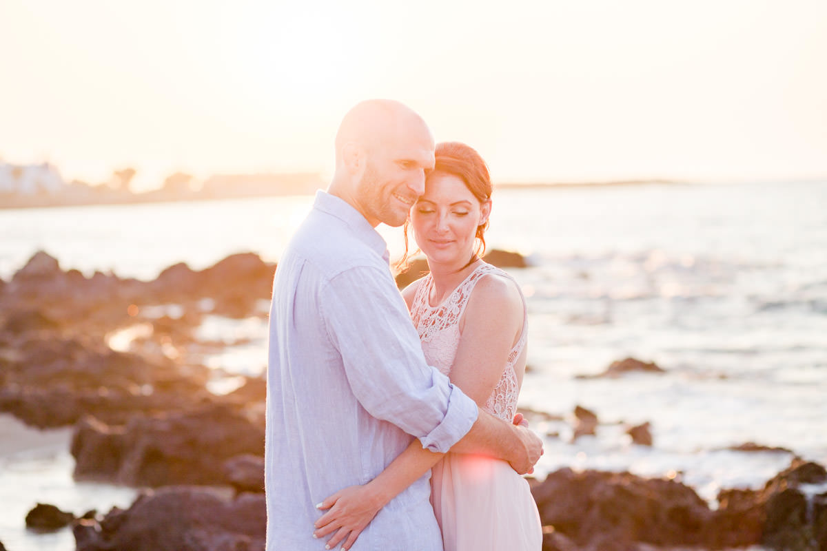 intimate portrait by the sea