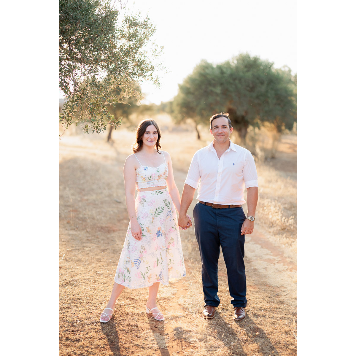 photo-shoot in the olive trees