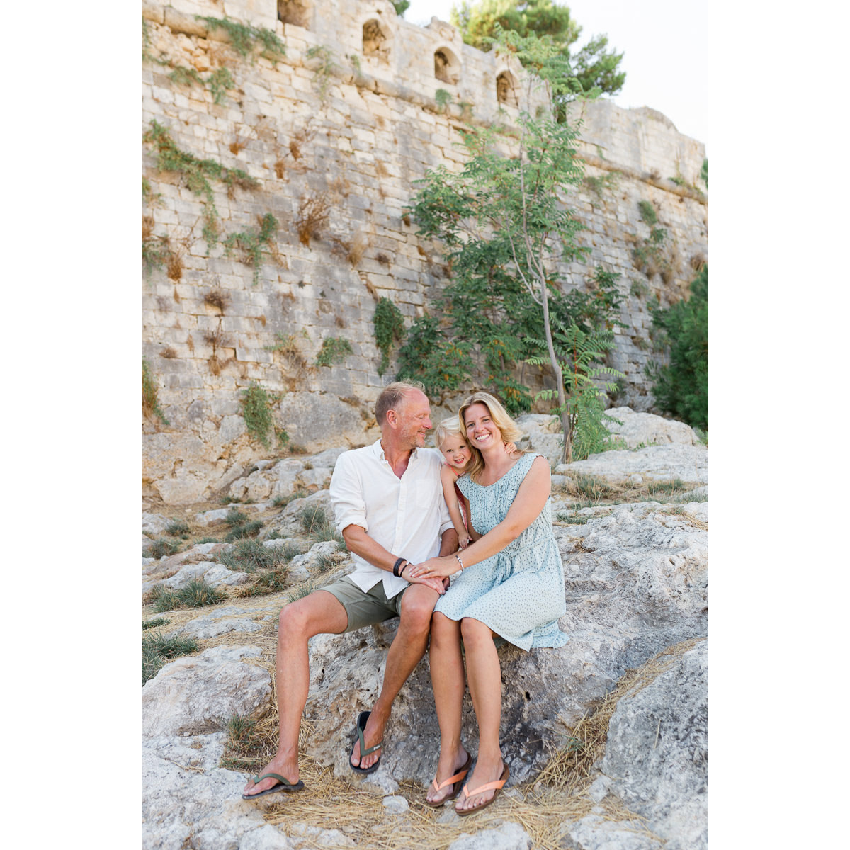 family photoshoot in Rethymnon Fortezza