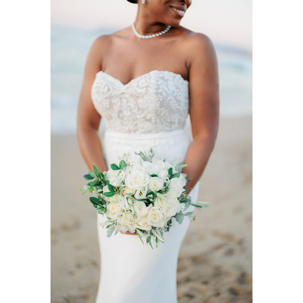 wedding bouquet in Chania Crete