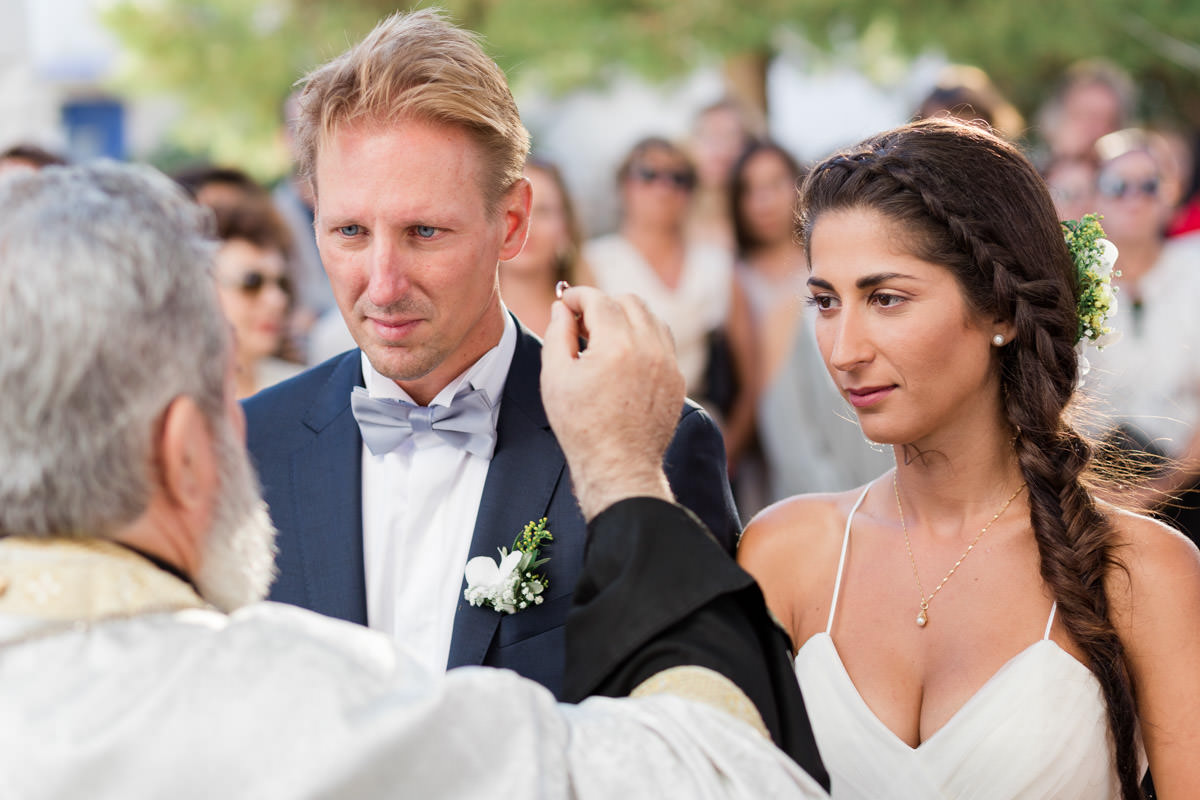 wedding portraits close up