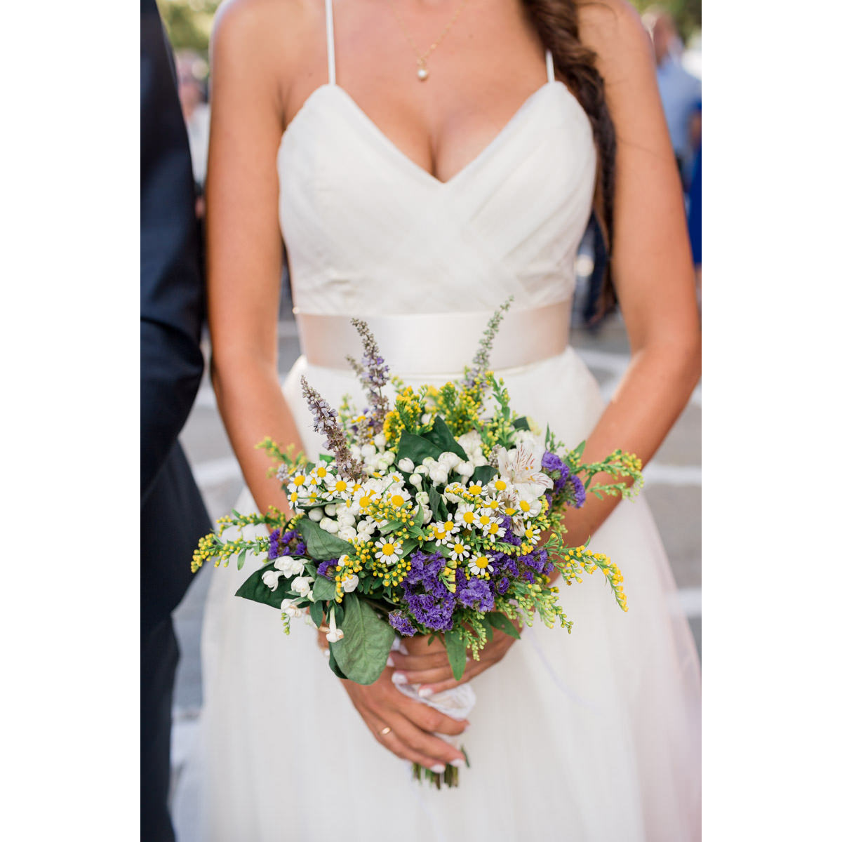 wedding bouquet in Greece