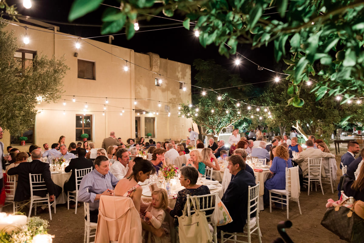 wedding venue in a greek island