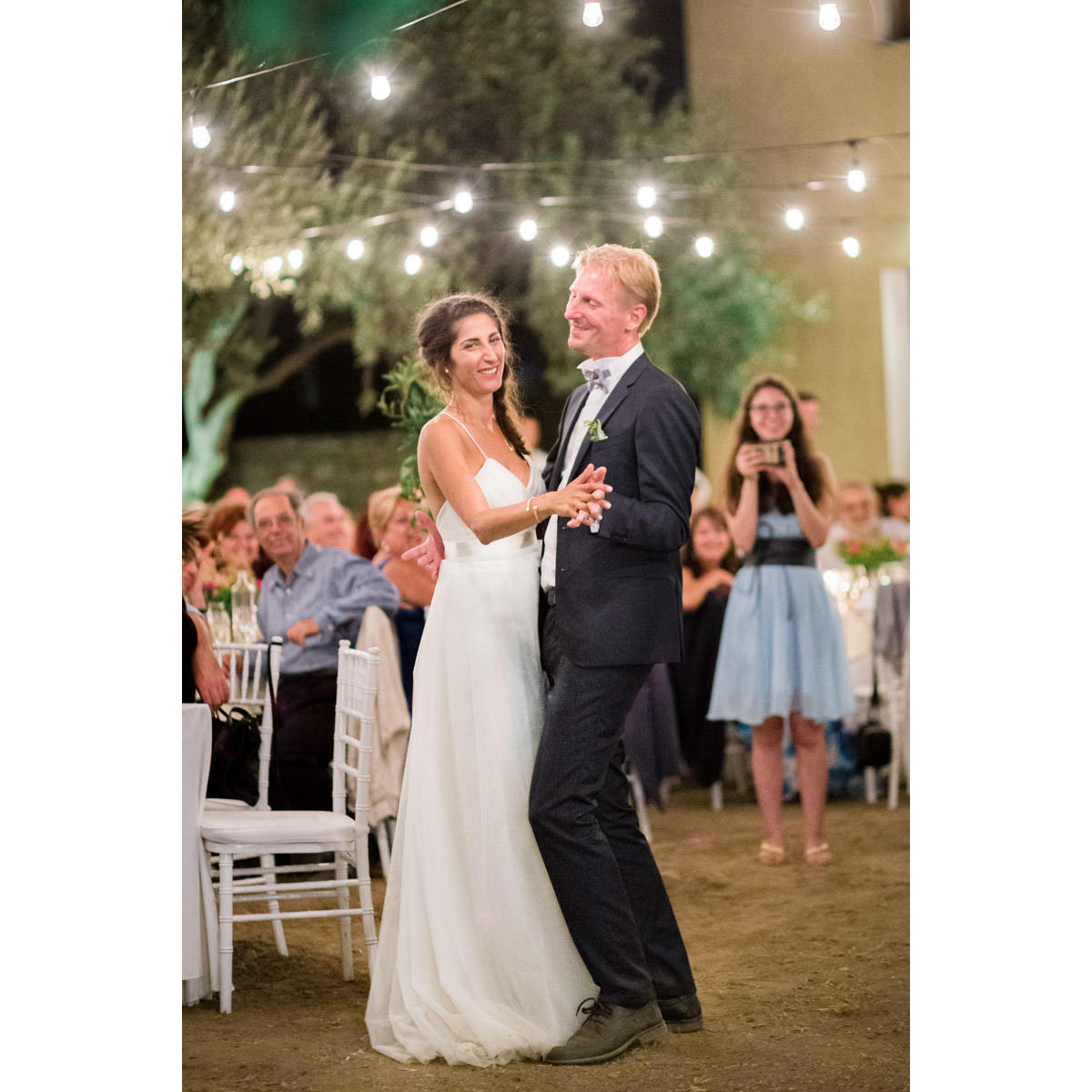 groom and bride first dance