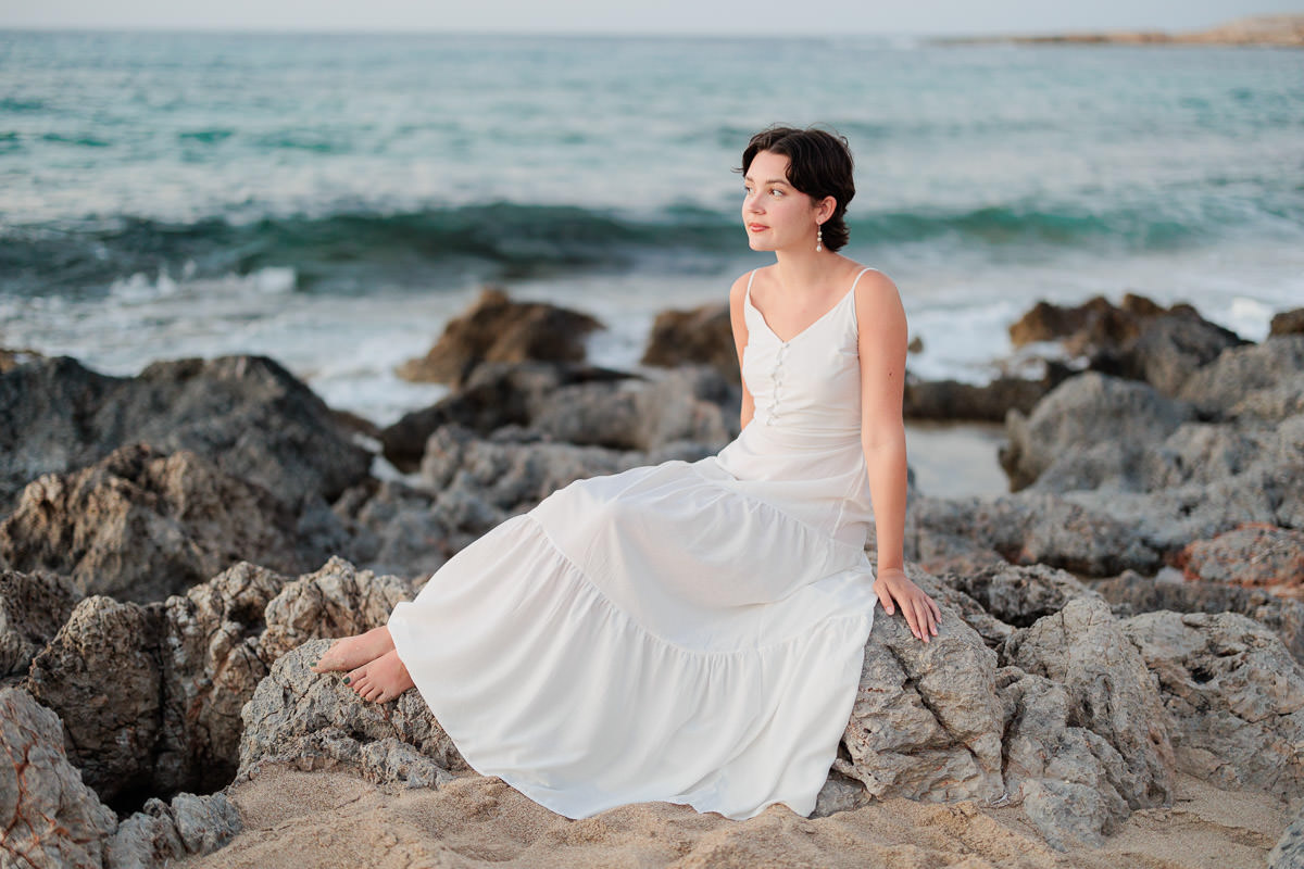 dreaming at the beach in Chania