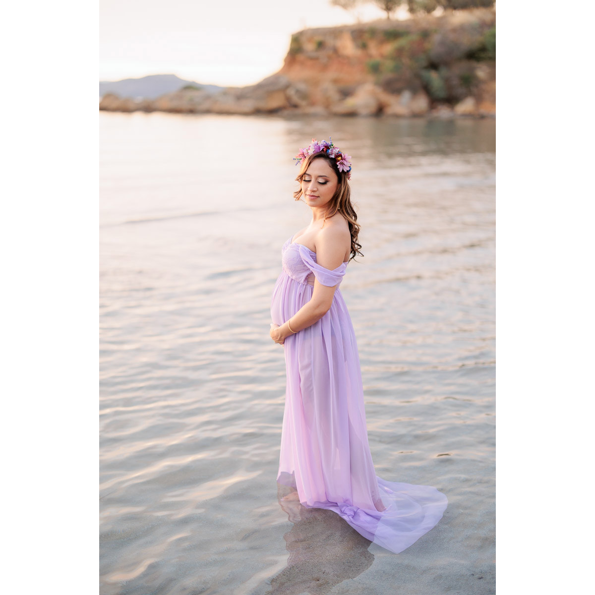 maternity photoshoot Crete