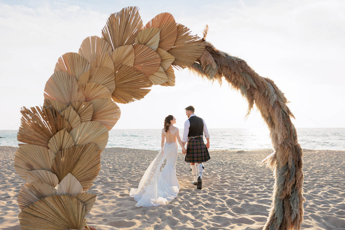 Wedding photographer in Falassarna beach