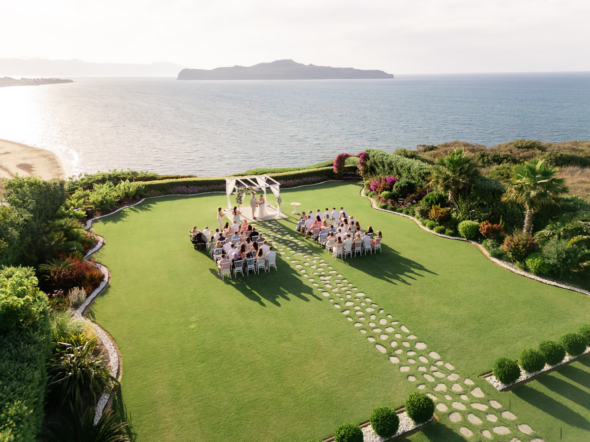 Seaview wedding Venue in Crete