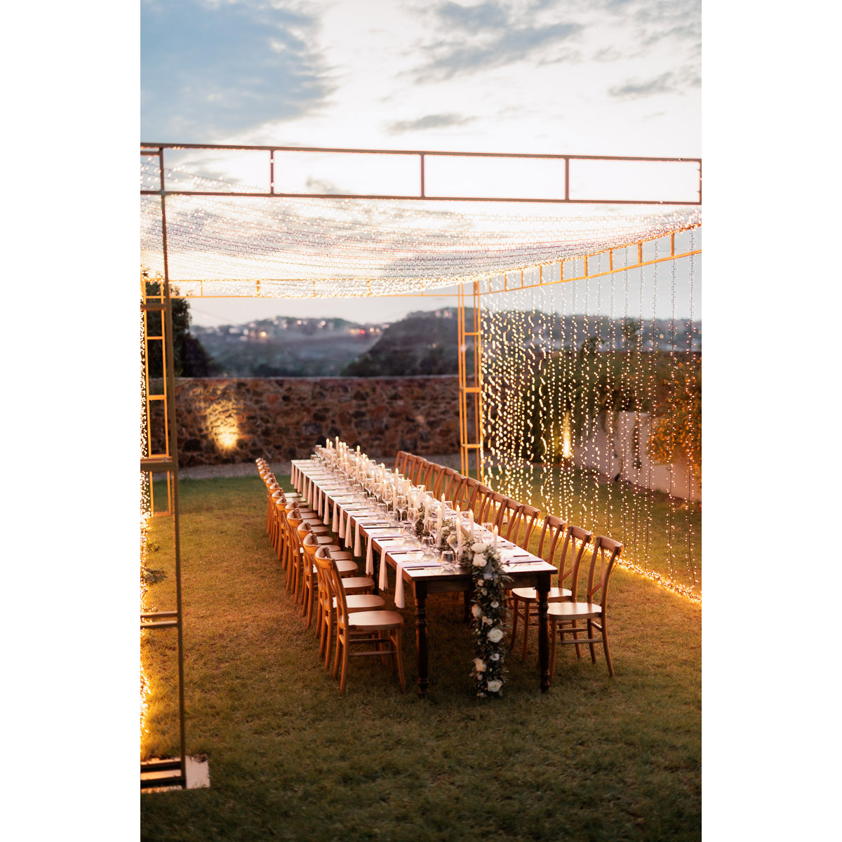 wedding table Crete