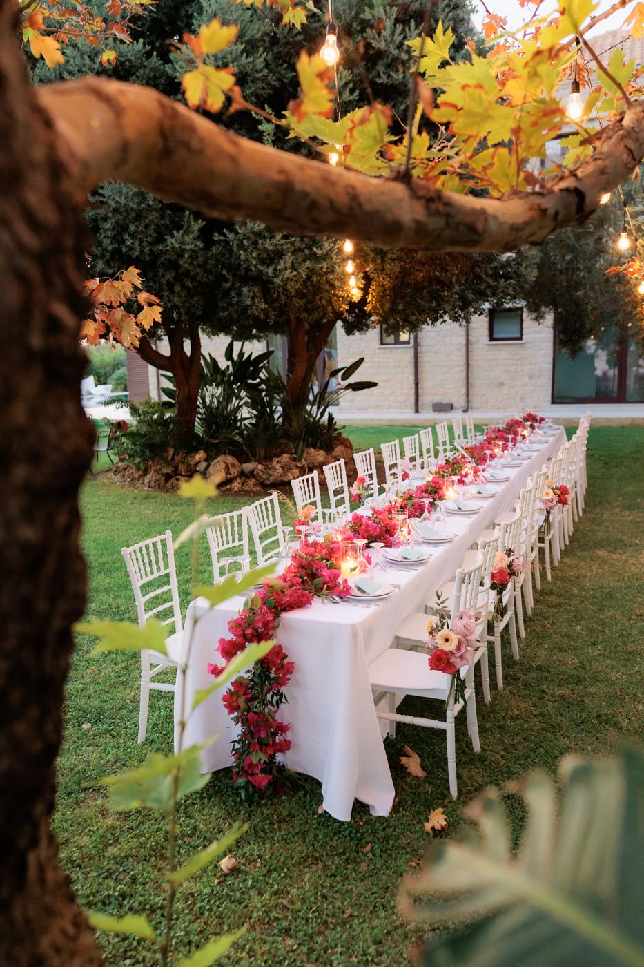 Δεξίωση γάμου στη Villa Lygia